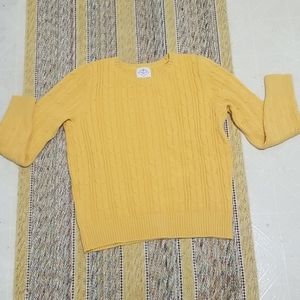 St John's Bay gold sweater size PS